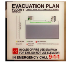 Evacuation Maps Safety Signage