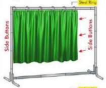 Welding Curtain with Stand